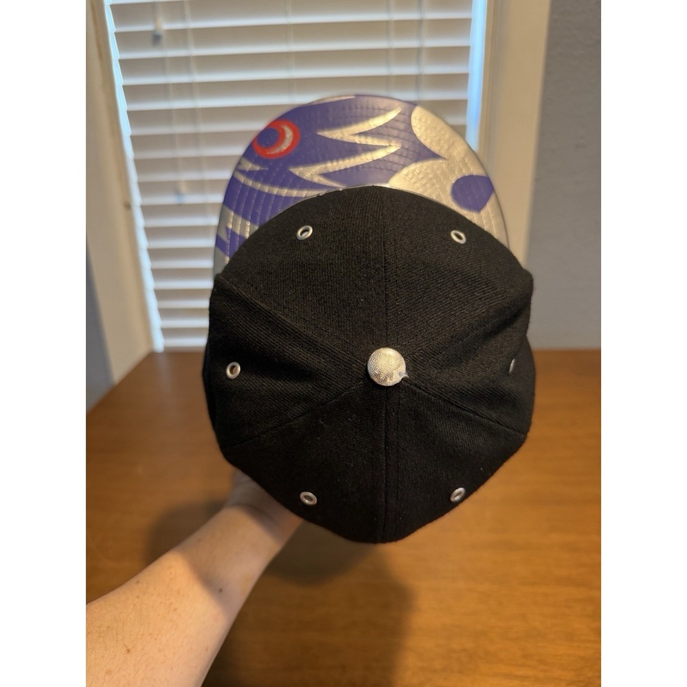 New Era 9FIFTY Baltimore Ravens 3D Liquid Chrome Logo Bill Hat Cap 7 1/4 - Picture 6 of 11